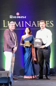 The Luminary Award 2018 from Divya Bhaskar, a leading Vernacular daily from Gujarat